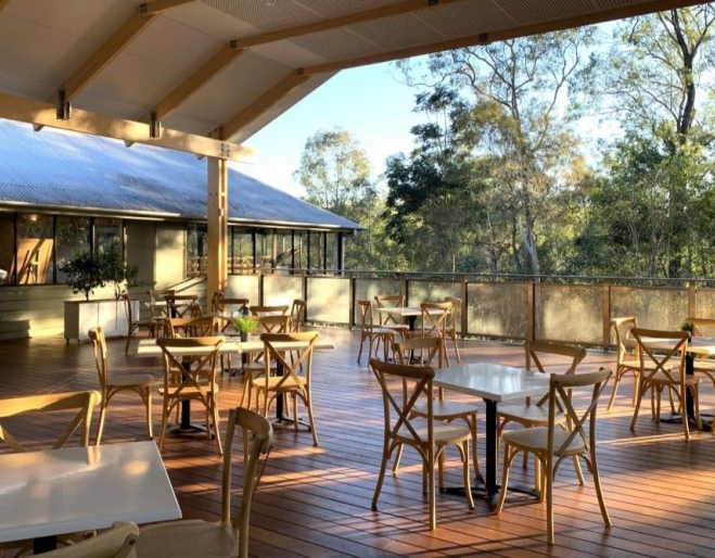 Deck at Walkabout Creek Cafe 