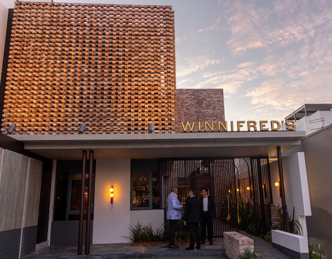Exterior of Winnifred's Bar & Bistro