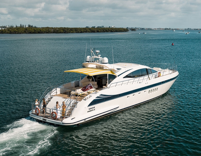 YOT Club Capri afloat in Broadwater