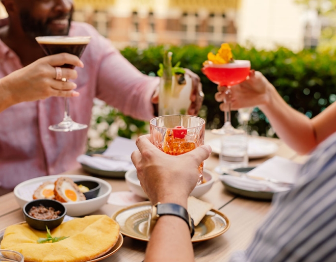 Hibiscus Room Retro Brunch, Hyatt Regency Brisbane