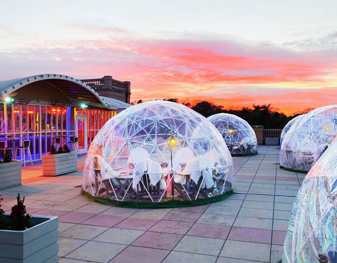 Igloo dining