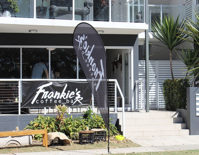 Exterior of Frankie’s Coffee Bar Wynnum
