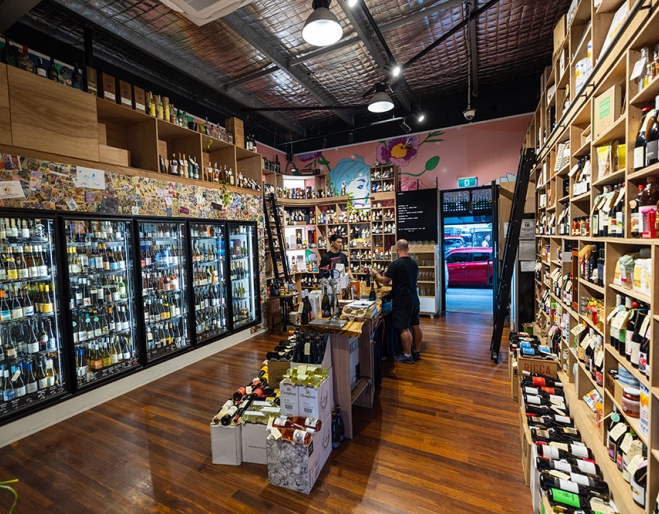 Interior of Barrels & Stills