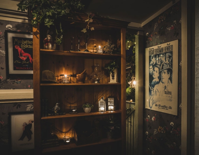 Artwokds inside the Canvas Club Woolloongabba