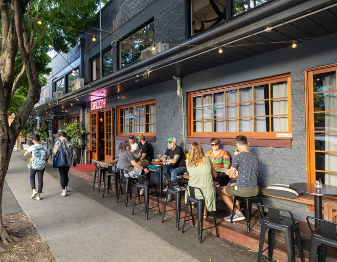 Exterior of Come to Daddy West End
