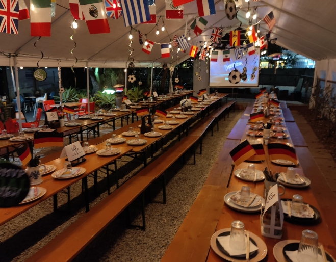 German Biergarten