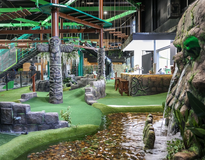 Tiki Bar at The Jungle Adventure Play