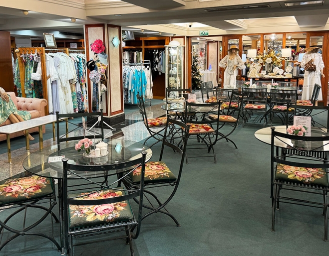 Interior of Keri Craig Emporium Cafe 