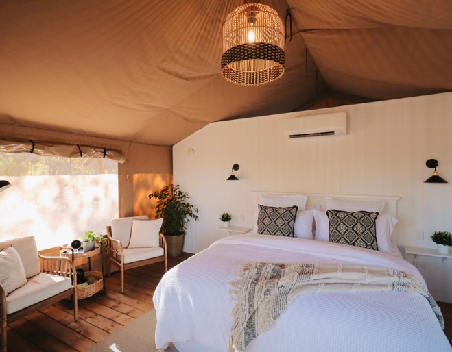 Bedroom at Riverbank Gamping