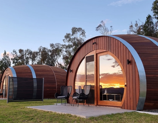 Barrel view cabin Scenic Rim
