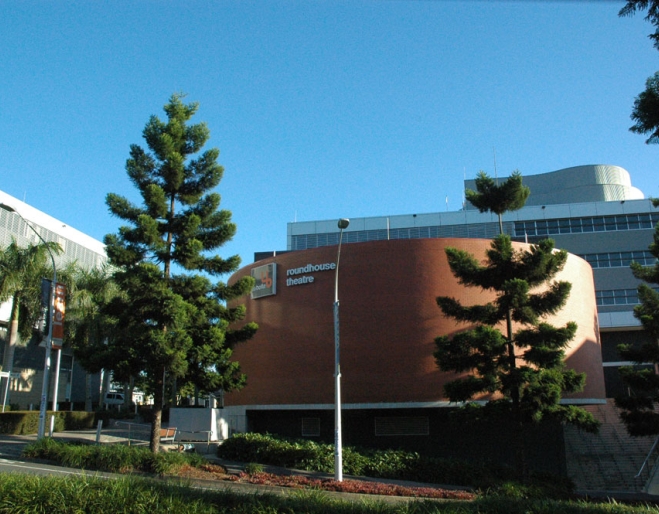 La Boite Roundhouse Theatre building in Kelvin Grove