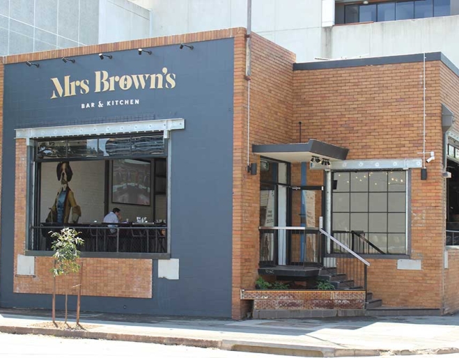 Exterior of Mrs Brown's Bar & Kitchen, Newstead