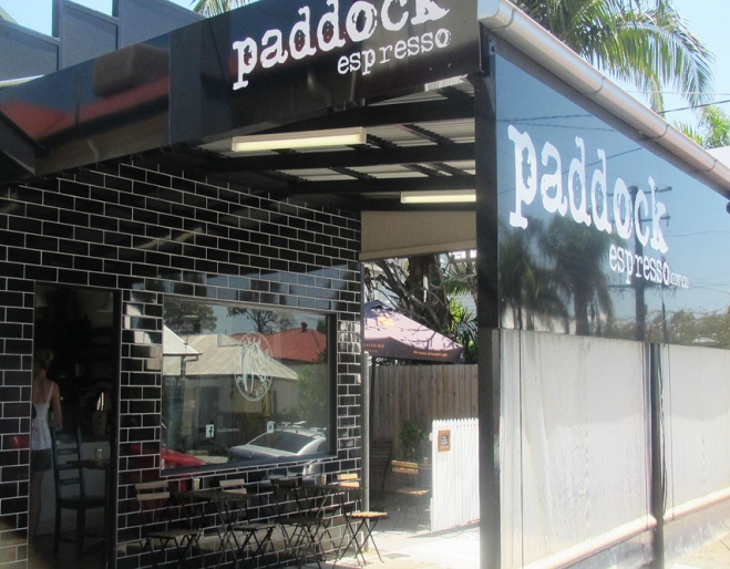 Paddock Espresso shop front 