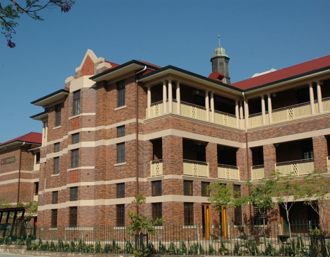 Police Barracks building on Petrie Terrace