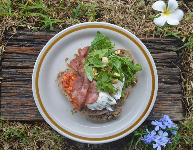 Meal on a plate at Samson & Sophie Cafe & Deli