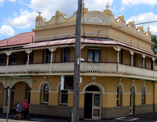 The Ulster Hotel building in Ipswich