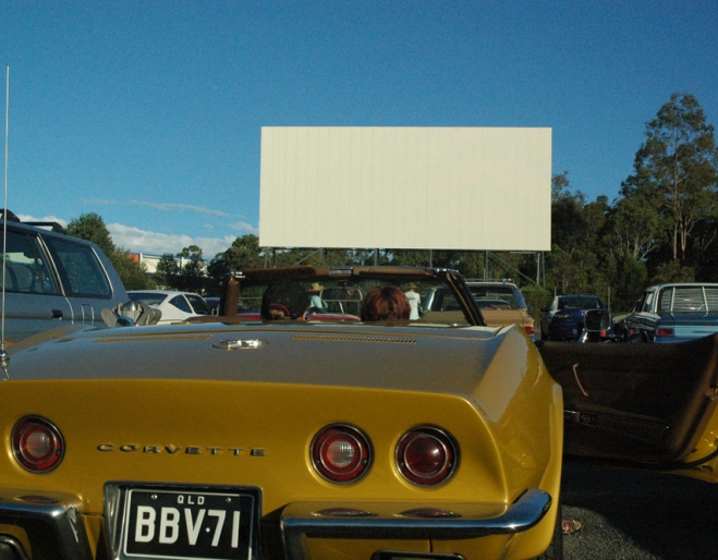Car parked at Yatala Drive In