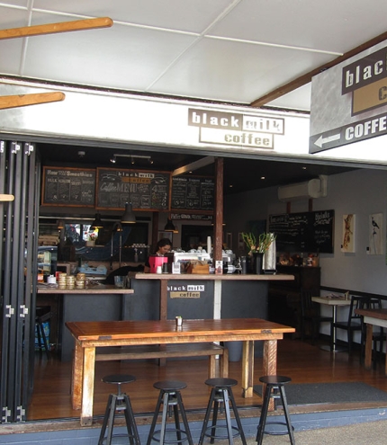 Entrance to Black Milk Coffee Oxley