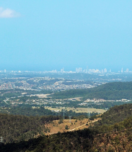 View from Eagle Height Mountain Resort, Mt Tamborine