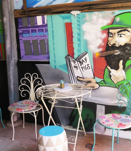 Wall mural at Embargo's on Chapel Nundah