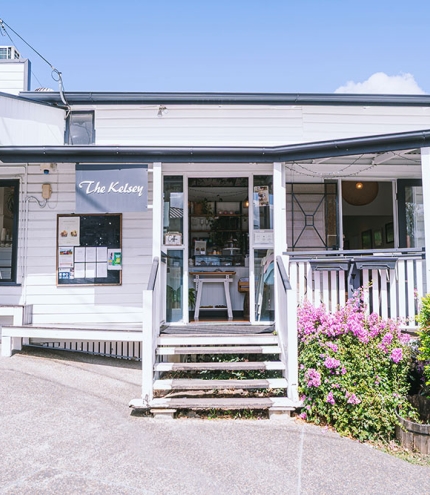 Exterior of The Kelsey Cafe