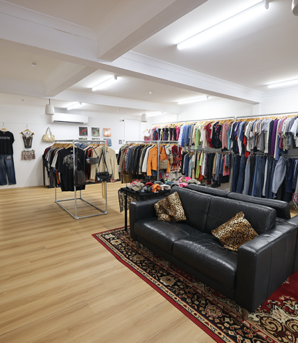 Interior of store
