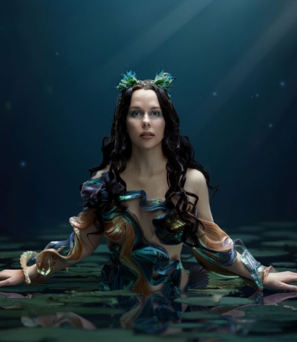 Lady sitting under the water - Rusalka Opera Queensland