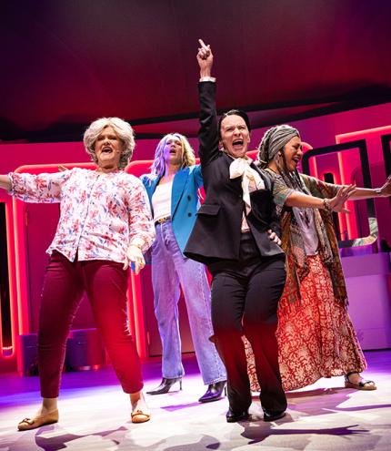 Menopause The Musical performers on stage 