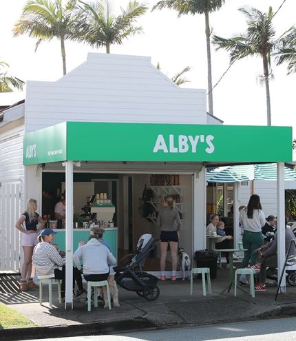 Outside of Albys 
