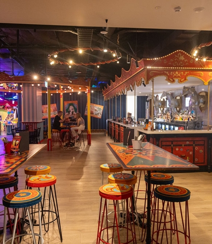 Interior of Archie Bros Cirque