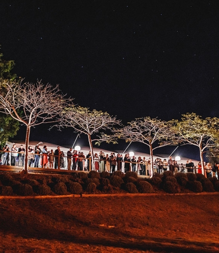 People at Burning of the Vines