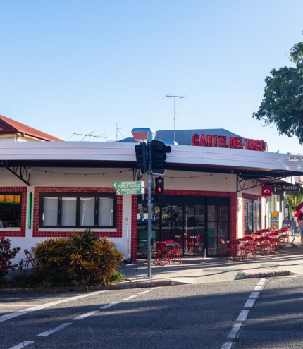 Exterior of Cartel Del Taco New Farm