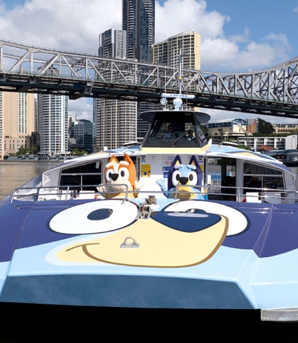 Bluey CityDog on Brisbane River