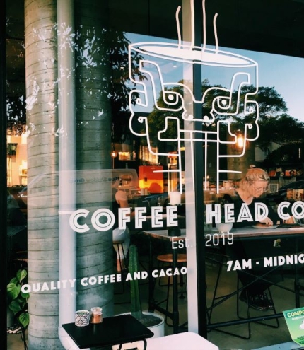 Entrance to Coffee Head Co, South Brisbane 