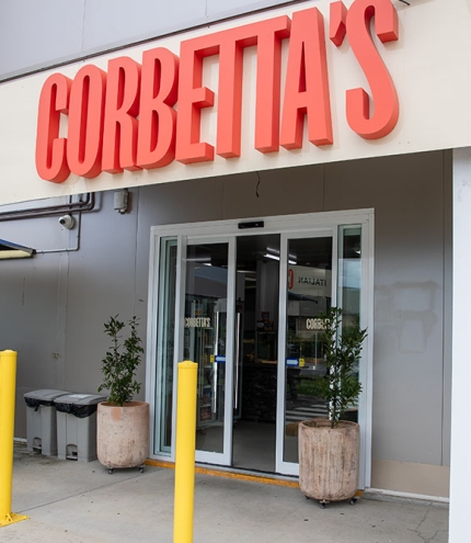 Exterior of Corbetta's Kitchen