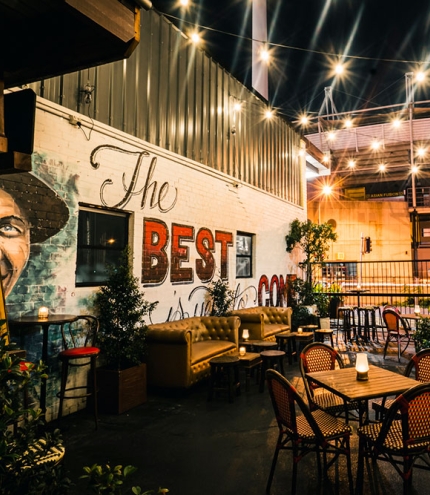 Courtyard at The Copacabana Club Woolloongabba