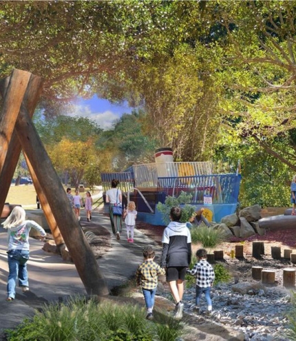 Render of Graceville Riverside Parklands