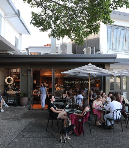 Exterior of Grape & Grazing New Farm