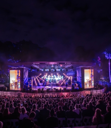 Night at The Parkland stage 