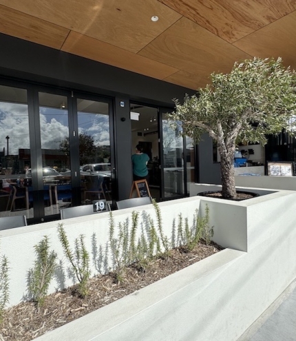 Exterior of Merlo Coffee Bowen Hills Torrefazione