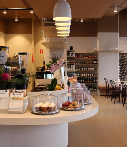 Counter inside Pablo's Pantry, Woolloongabba 