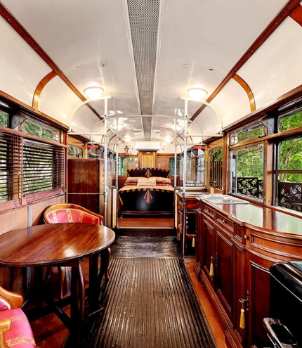 Interior of Rosecliffe Melbourne Tram