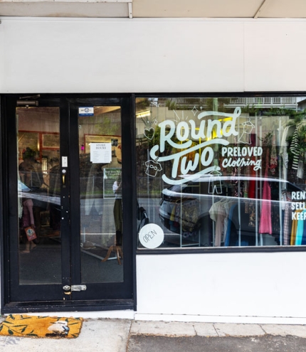 Facade of Round Two Preloved Clothing Norman Park