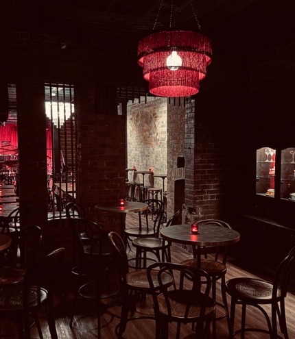 Interior of Ruby Jazz Club
