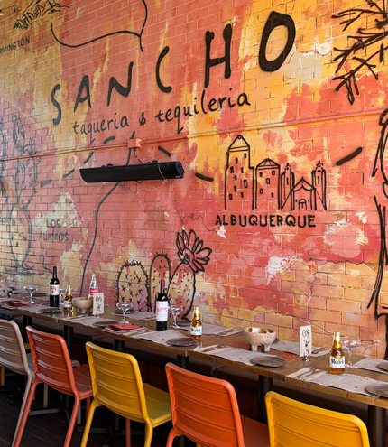 interior of restaurant 