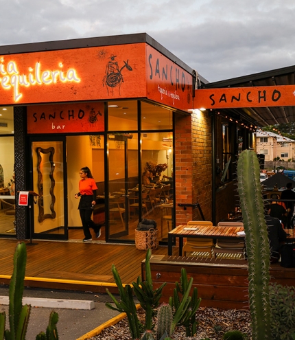 Exterior of Sancho Taqueria & Tequileria Stafford