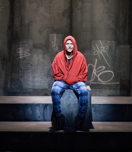 Actor on stage Saplings QPAC