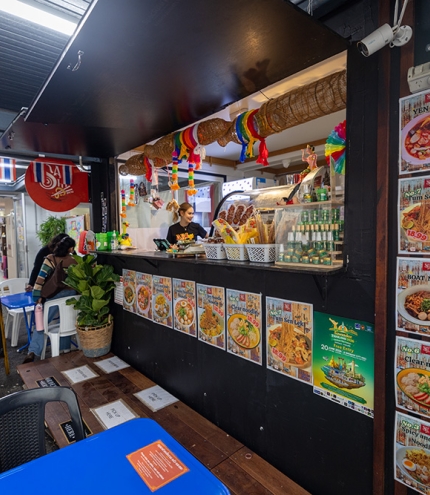 Laneway side of SayHi Thai Noodle Bar