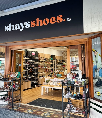 Shay's Shoes, West End, Brisbane, women's shoes, men's shoes, women's footwear, shoes for hiking, Birkenstocks, Doc Martens, Keen, Skechers, shoe cleaning products, shoe repair in Brisbane