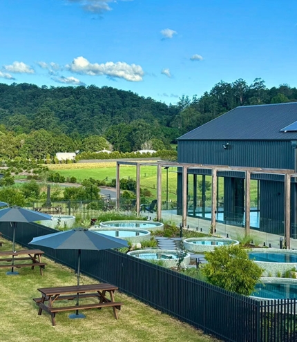 Farmhouse and pools Sixty6 Acres